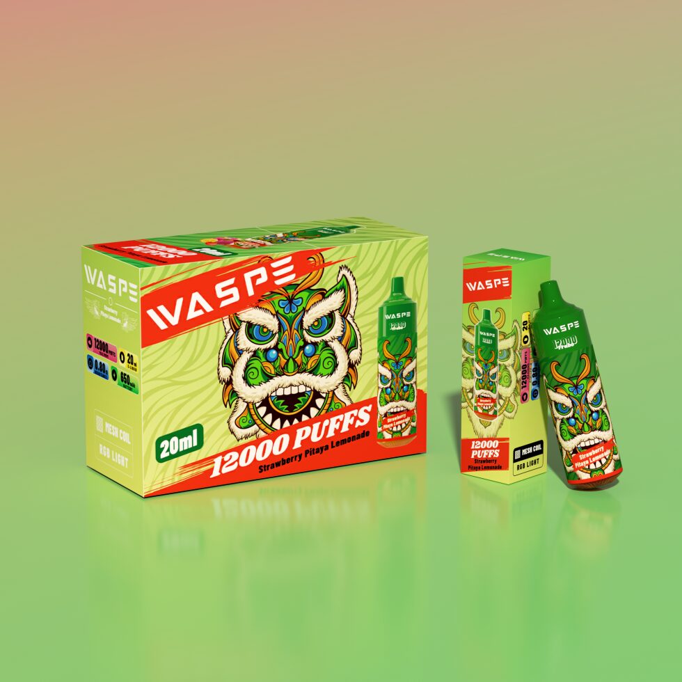 WASPE 12000 Puffs Nicotine 0% 2% 3% 5% Original Edition Disposable Vape Pen in Waspe 12000 flavor