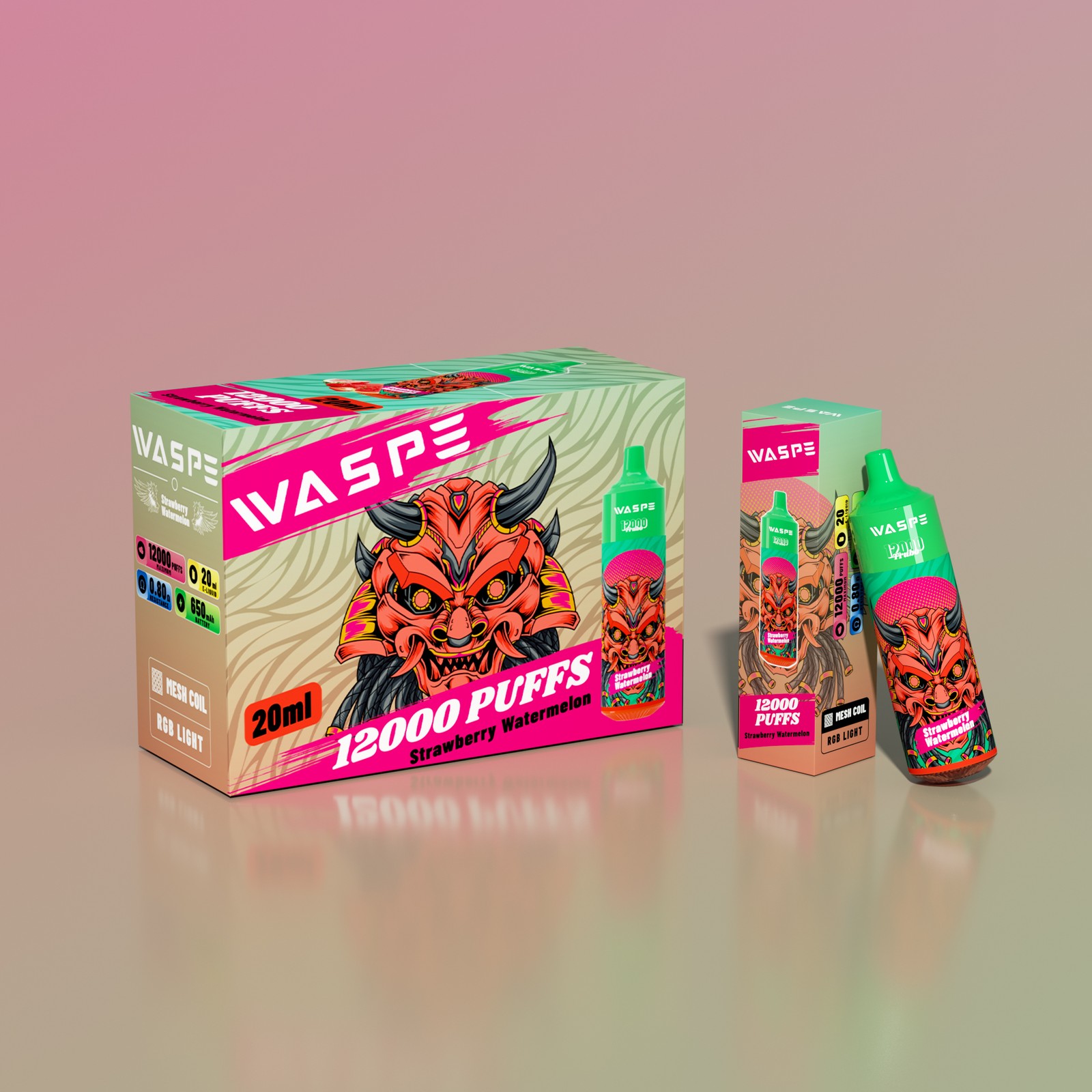 WASPE 12000 Puffs Nicotine 0% 2% 3% 5% Original Edition Disposable Vape Pen in Waspe 12000 flavor