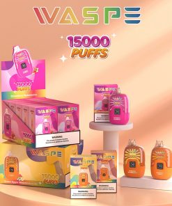 WASPE Digital Box 15000 Puffs Original LED Display Edition Disposable Vape Pen in Waspe Digital Box 15000 flavor