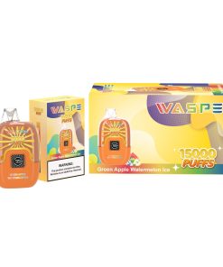 WASPE Digital Box 15000 Puffs Original LED Display Edition Disposable Vape Pen in Waspe Digital Box 15000 flavor