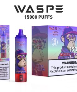 WASPE 15000 Puffs Original LED Display Edition Disposable Vape Pen in Waspe 15000 flavor