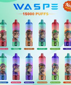 WASPE 15000 Puffs Original LED Display Edition Disposable Vape Pen in Waspe 15000 flavor