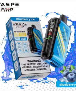 Waspe 30000 30K Puffs Edition Dual Mesh LCD Display Disposable Vape in Blueberry Ice flavor