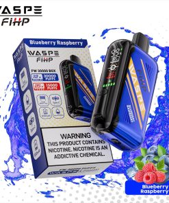 Waspe 30000 30K Puffs Edition Dual Mesh LCD Display Disposable Vape in Blueberry Raspberry flavor