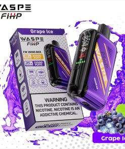 Waspe 30000 30K Puffs Edition Dual Mesh LCD Display Disposable Vape in Grape Ice flavor