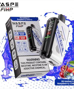 Waspe 30000 30K Puffs Edition Dual Mesh LCD Display Disposable Vape in Strawberry Raspberry Cherry flavor