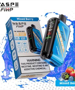 Waspe 30000 30K Puffs Edition Dual Mesh LCD Display Disposable Vape in waspe 30000 mixed berry flavor
