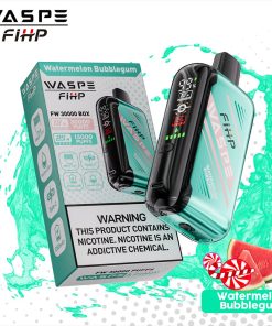 Waspe 30000 30K Puffs Edition Dual Mesh LCD Display Disposable Vape in waspe 30000 watermelon bubblegum flavor