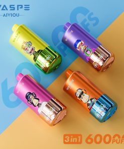WASPE 60000 60k Puffs 3 in 1 Flavors Rechargeable LED Display Disposable Vape product image