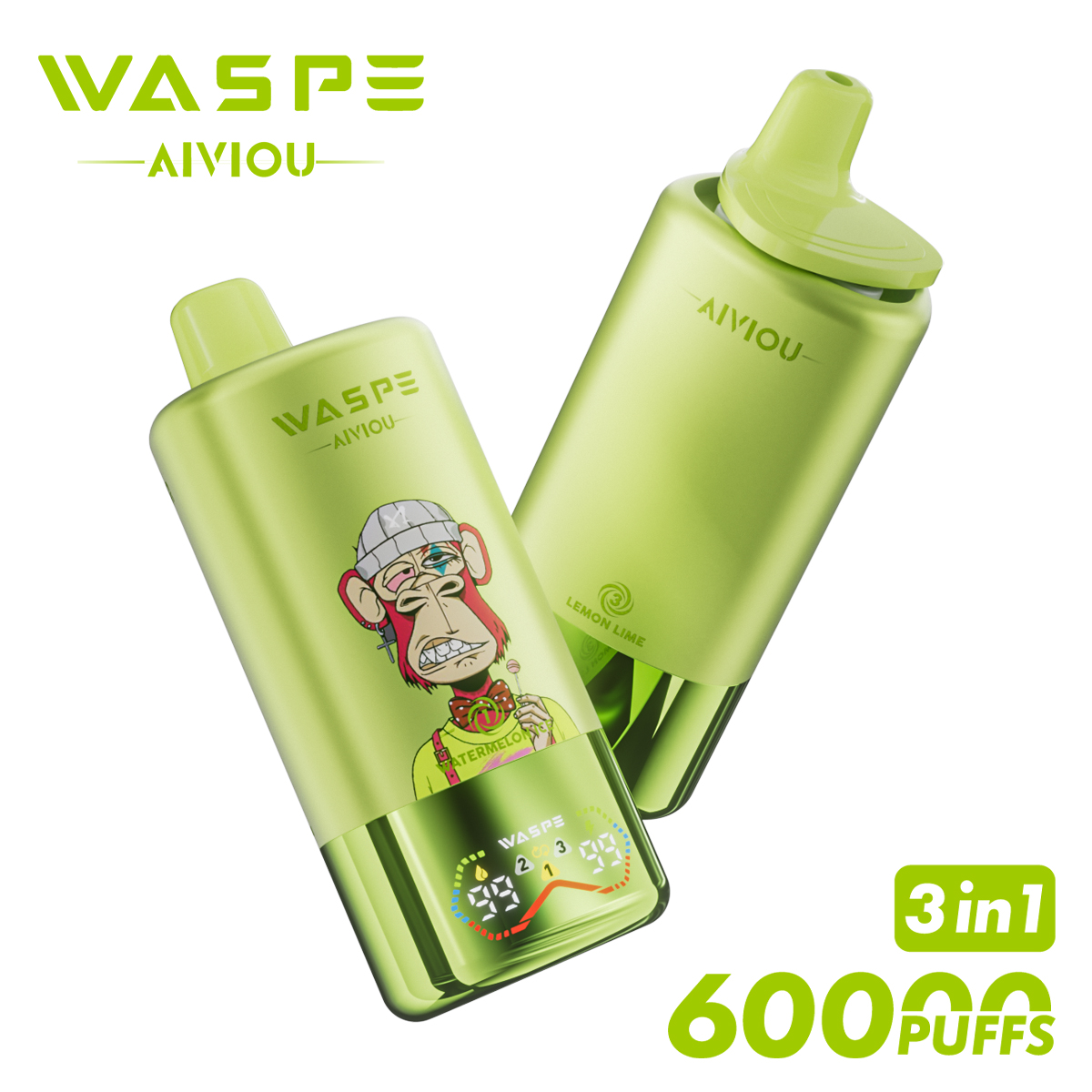 WASPE 60000 60k Puffs 3 random flavor option image