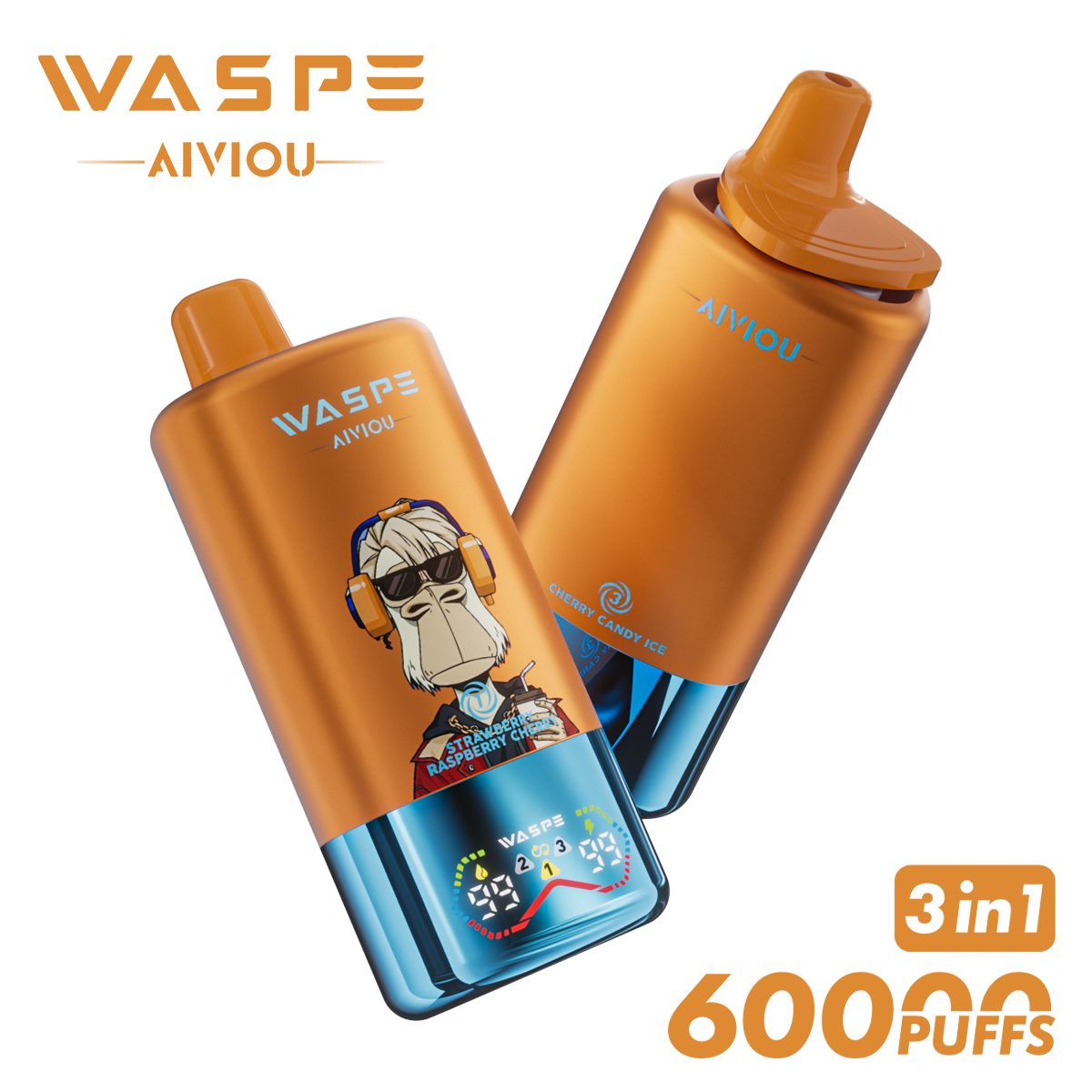 WASPE 60000 60k Puffs 3 random flavor option image