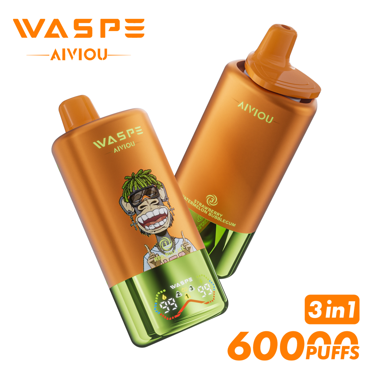 WASPE 60000 60k Puffs 3 random flavor option image