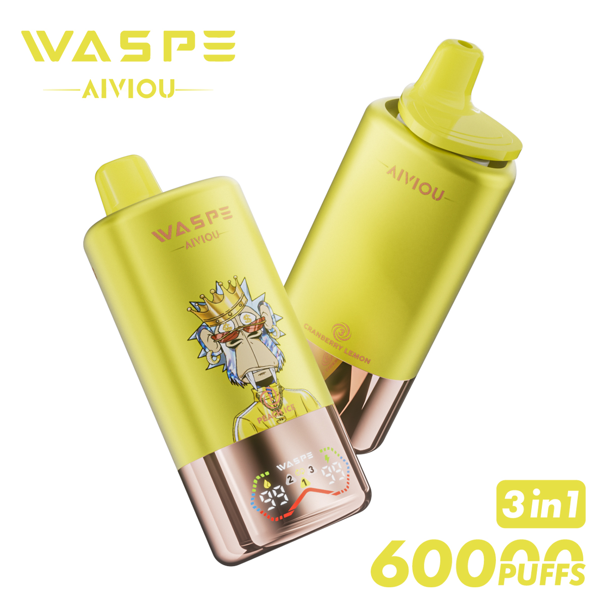 WASPE 60000 60k Puffs 3 random flavor option image