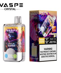 WASPE Crystal 40000 40K Puffs Double Taste LCD Display Disposable Vape random flavor option image