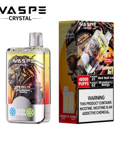 WASPE Crystal 40000 40K Puffs Double Taste LCD Display Disposable Vape random flavor option image