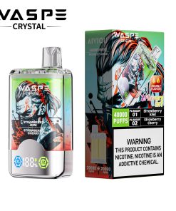 WASPE Crystal 40000 40K Puffs Double Taste LCD Display Disposable Vape random flavor option image
