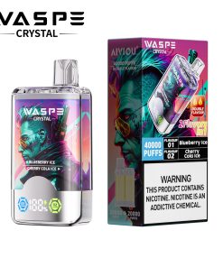WASPE Crystal 40000 40K Puffs Double Taste LCD Display Disposable Vape random flavor option image