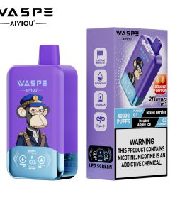 WASPE 40000 40K Puffs Double Taste LCD Display Disposable Vape random flavor option image