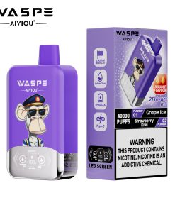 WASPE 40000 40K Puffs Double Taste LCD Display Disposable Vape random flavor option image