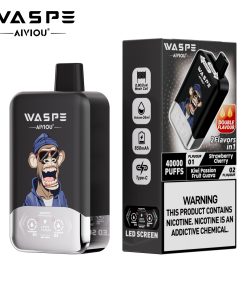 WASPE 40000 40K Puffs Double Taste LCD Display Disposable Vape random flavor option image