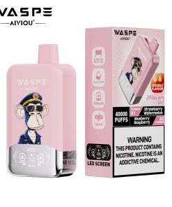 WASPE 40000 40K Puffs Double Taste LCD Display Disposable Vape random flavor option image