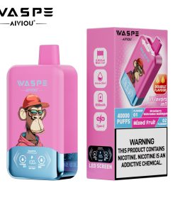 WASPE 40000 40K Puffs Double Taste LCD Display Disposable Vape random flavor option image