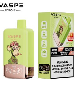 WASPE 40000 40K Puffs Double Taste LCD Display Disposable Vape random flavor option image