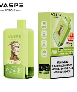 WASPE 40000 40K Puffs Double Taste LCD Display Disposable Vape random flavor option image