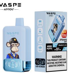 WASPE 40000 40K Puffs Double Taste LCD Display Disposable Vape random flavor option image