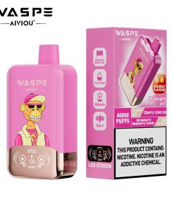 WASPE 40000 40K Puffs Double Taste LCD Display Disposable Vape random flavor option image
