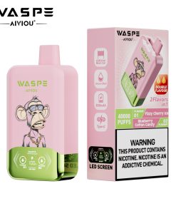 WASPE 40000 40K Puffs Double Taste LCD Display Disposable Vape random flavor option image