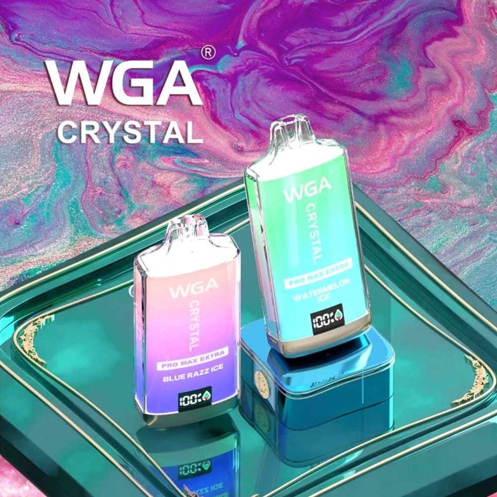WGA Crystal Pro Max Extra 15000 15k Puffs Product LED Display Disposable Vape product image