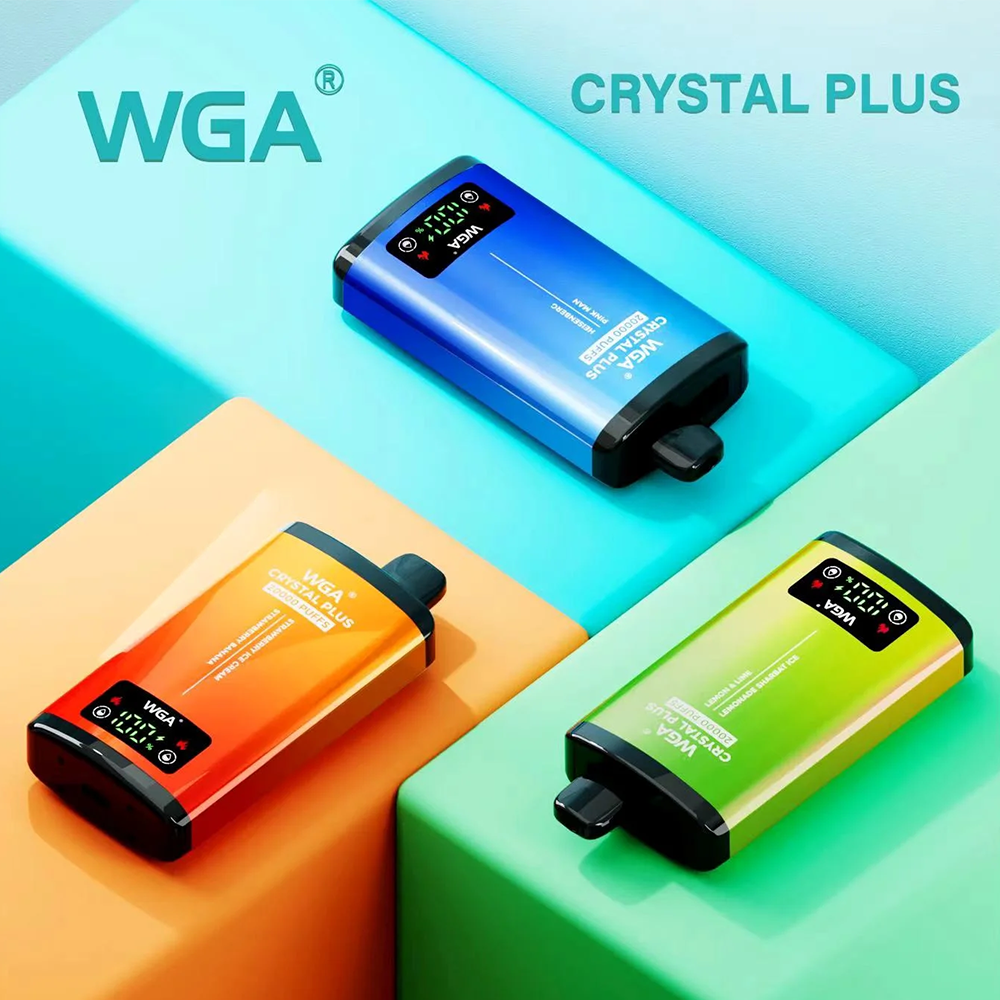 WGA Crystal Plus 20000 20K Puffs 5% Nicotine Double Taste LCD Display Disposable Vape product image