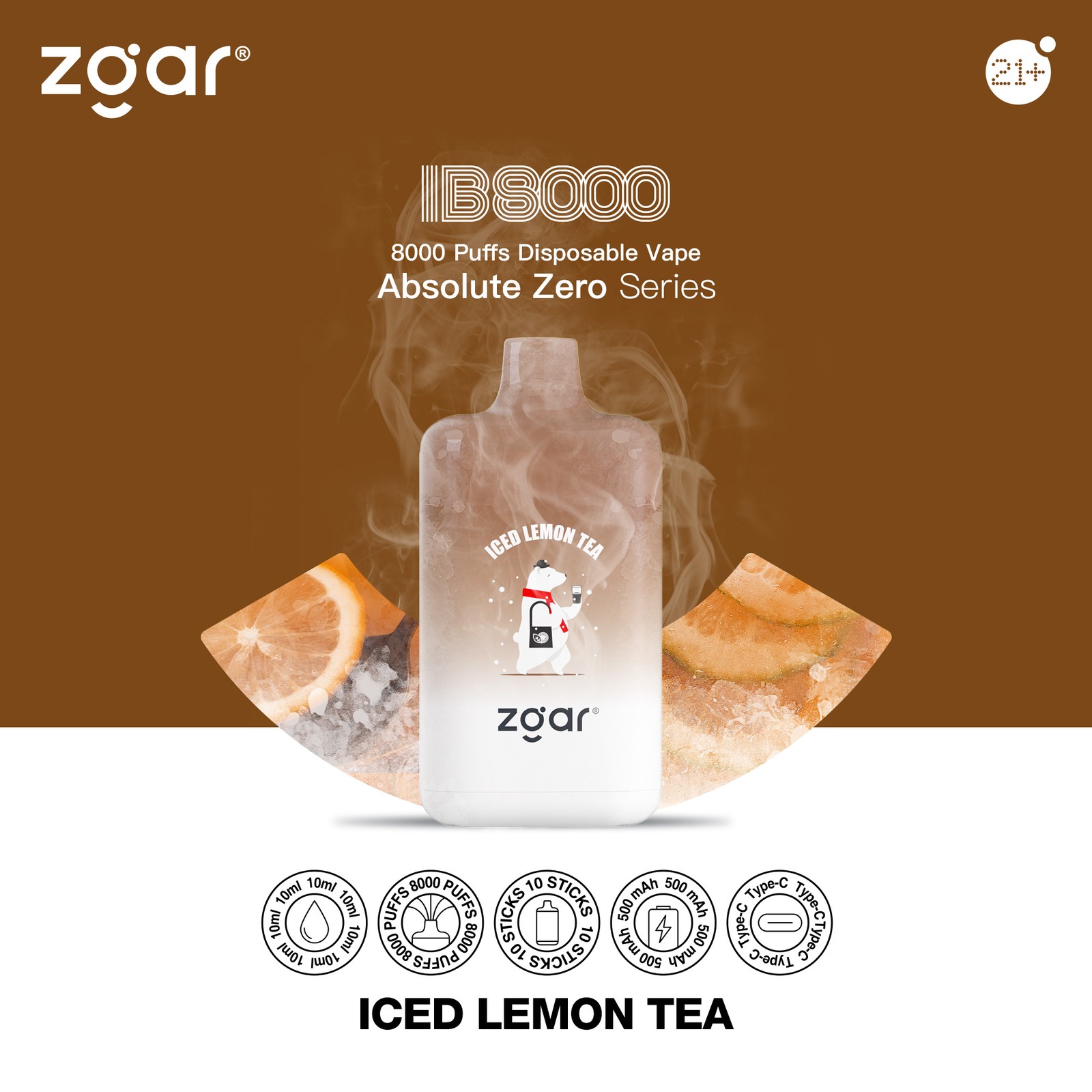 ZGAR ICE BOX 8000 Puffs Original Edition Disposable Vape in Vapeq10 Zgar Ice Box 8000 Puffs Edition Disposable Vape Zgar Ice Box 8000 flavor