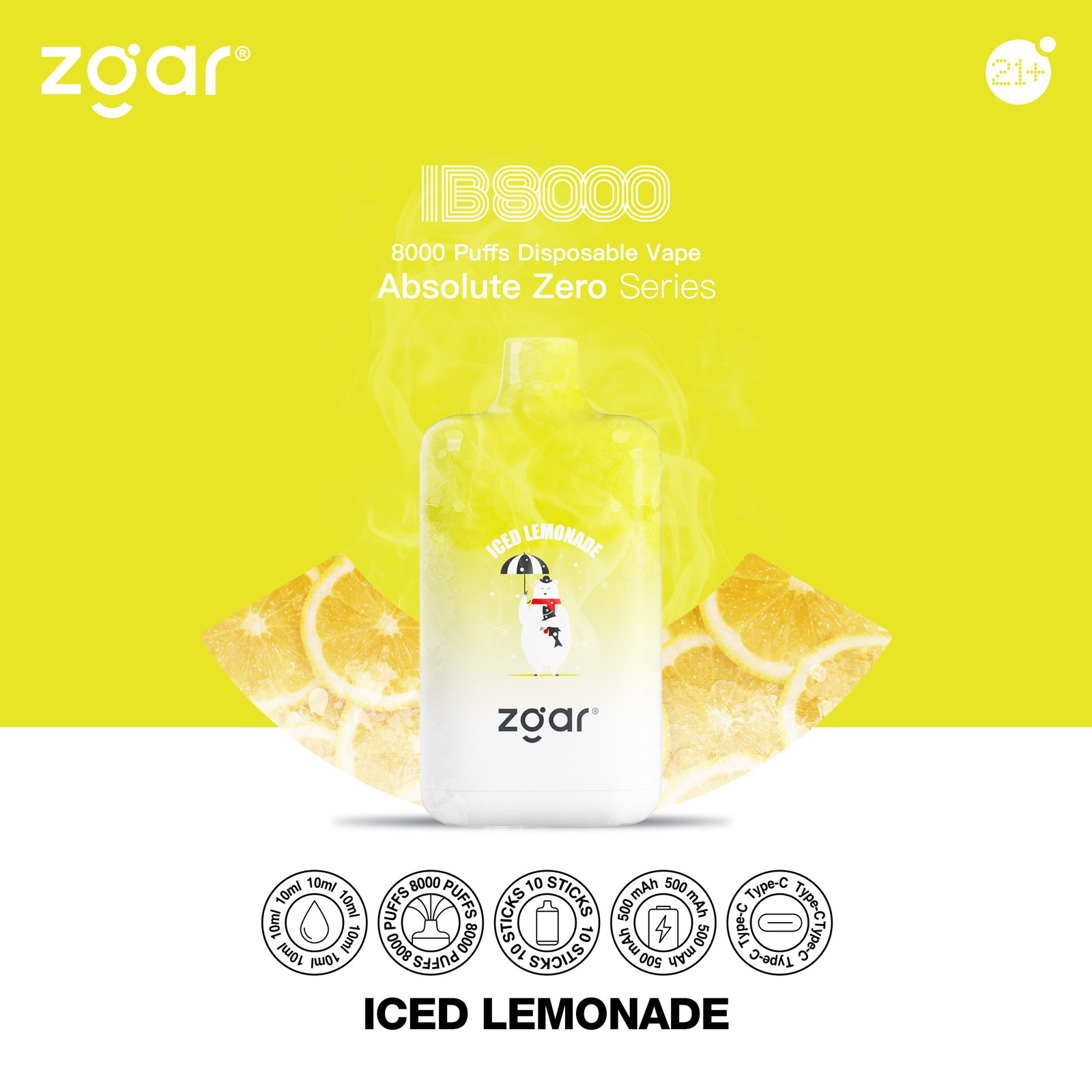 ZGAR ICE BOX 8000 Puffs Original Edition Disposable Vape in Vapeq10 Zgar Ice Box 8000 Puffs Edition Disposable Vape Zgar Ice Box 8000 flavor