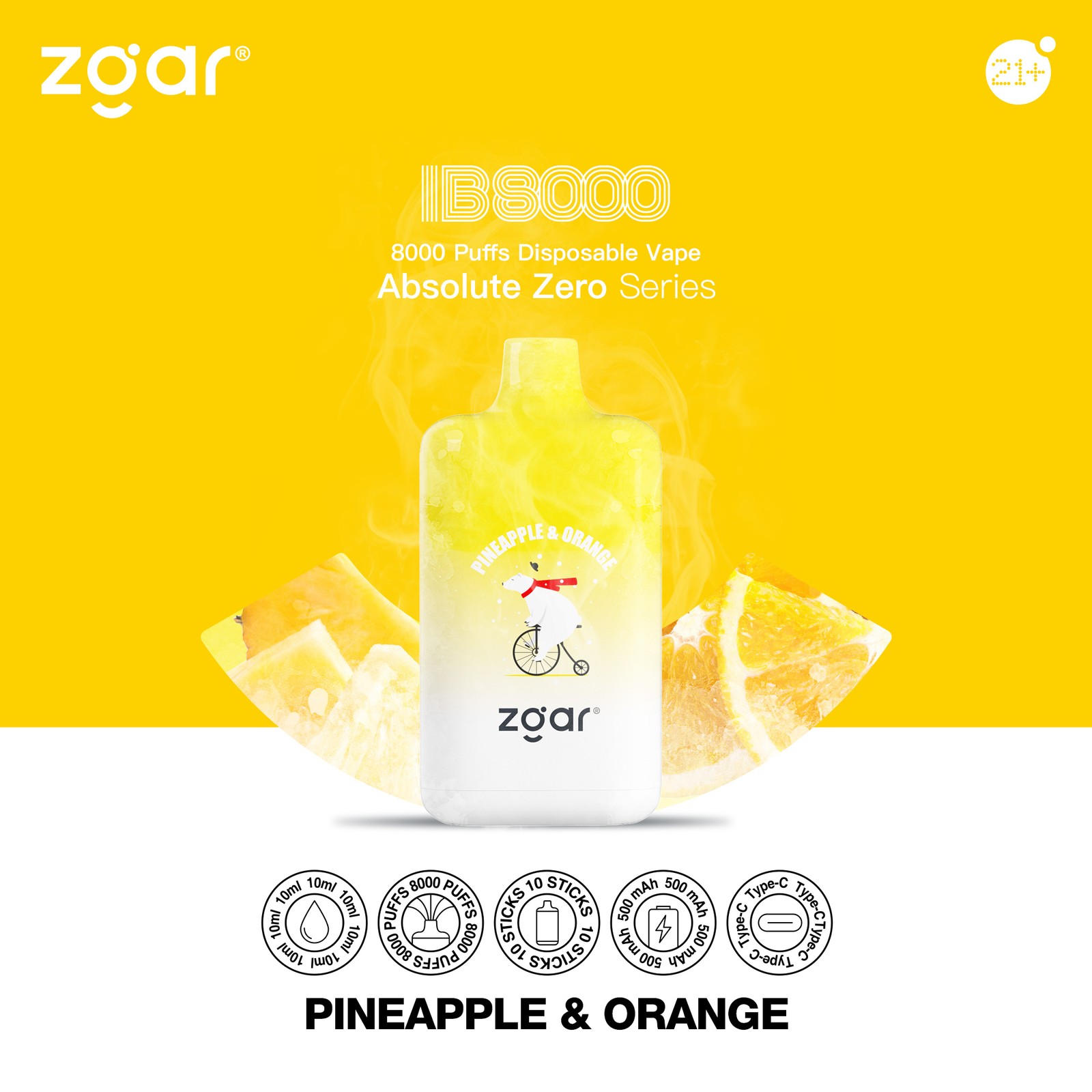 ZGAR ICE BOX 8000 Puffs Original Edition Disposable Vape in Vapeq10 Zgar Ice Box 8000 Puffs Edition Disposable Vape Zgar Ice Box 8000 flavor