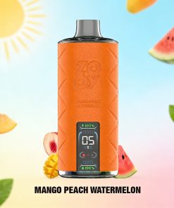 ZOOY Shisha 50000 50K Puffs LED Display& LGB Light Disposable DTL in Mango Peach Watermelon flavor