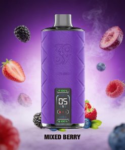 ZOOY Shisha 50000 50K Puffs LED Display& LGB Light Disposable DTL in Mixed Berry flavor