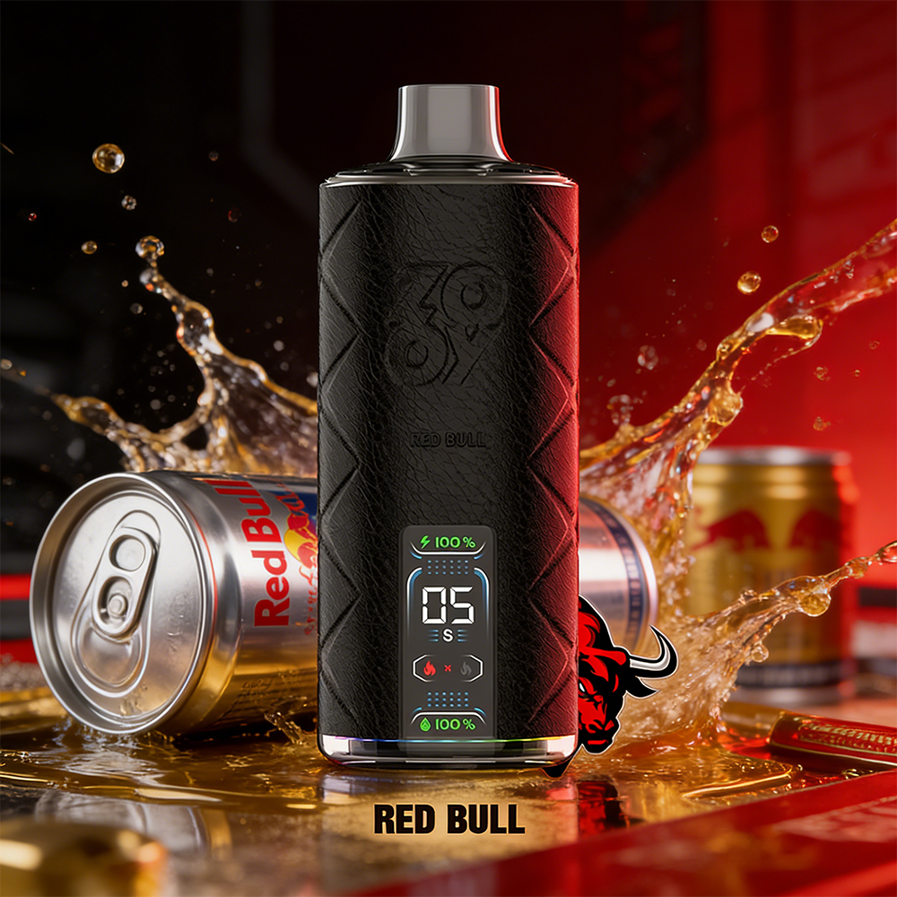 ZOOY Shisha 50000 50K Puffs LED Display& LGB Light Disposable DTL in Red Bull flavor