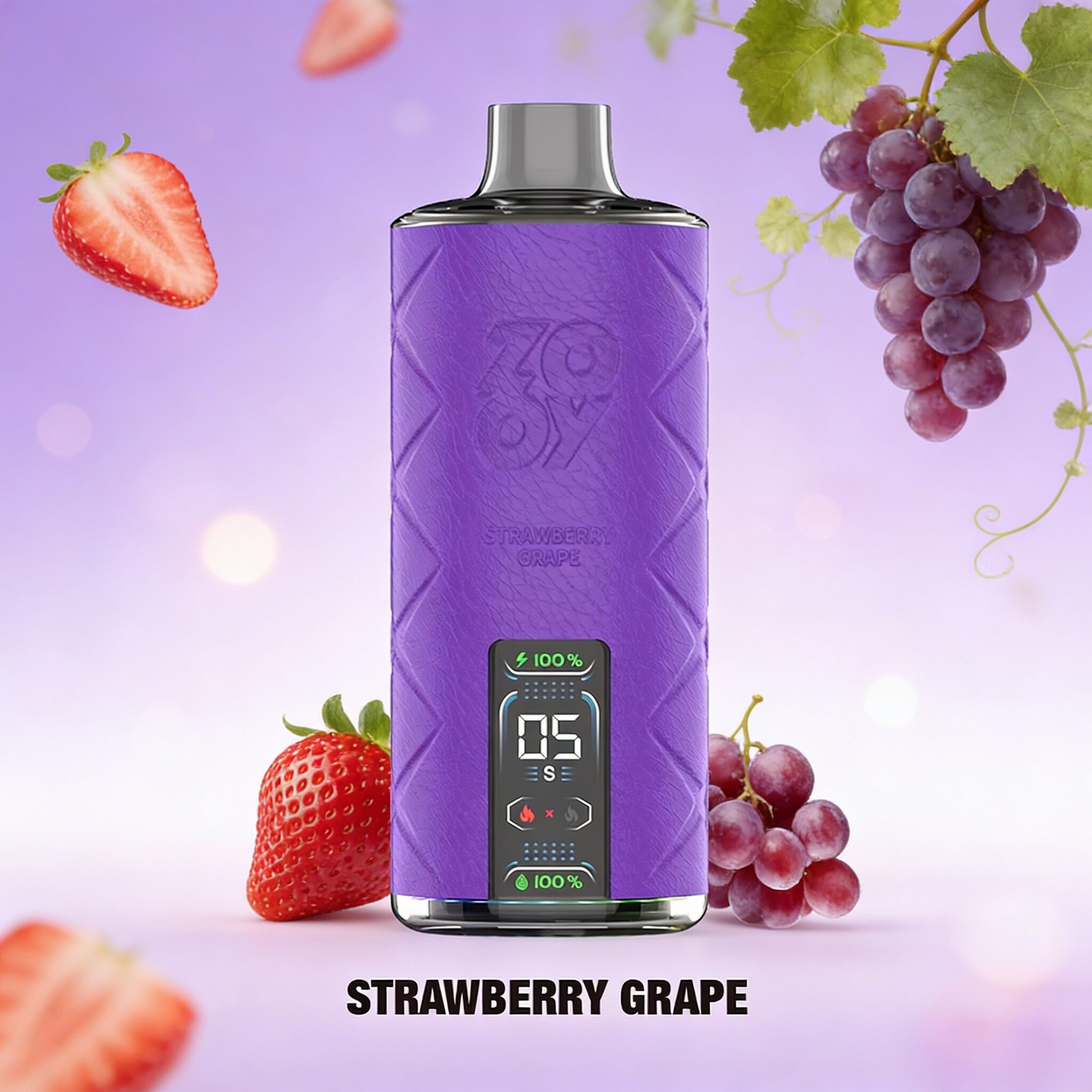 ZOOY Shisha 50000 50K Puffs LED Display& LGB Light Disposable DTL in Strawberry Grape flavor
