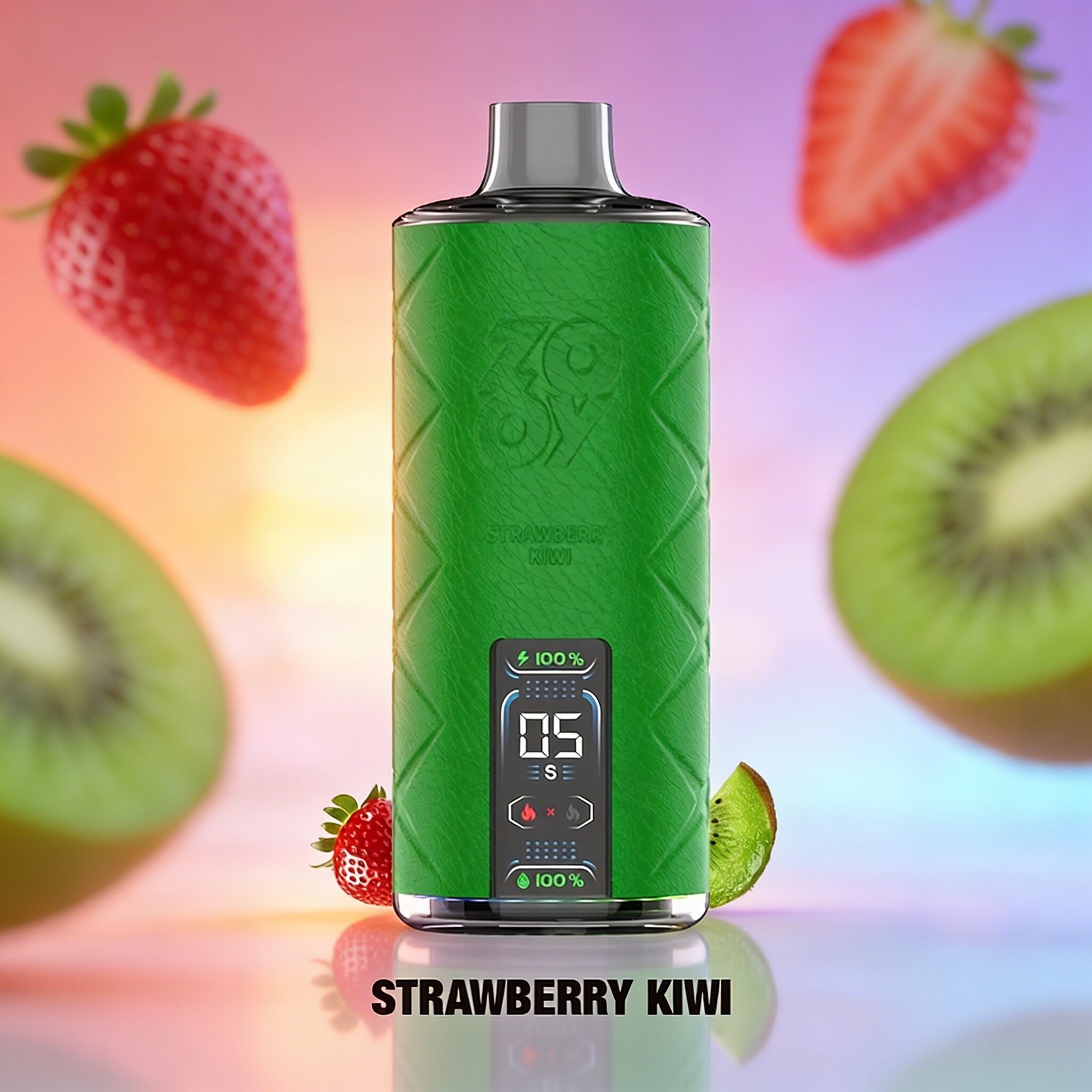 ZOOY Shisha 50000 50K Puffs LED Display& LGB Light Disposable DTL in Strawberry Kiwi flavor