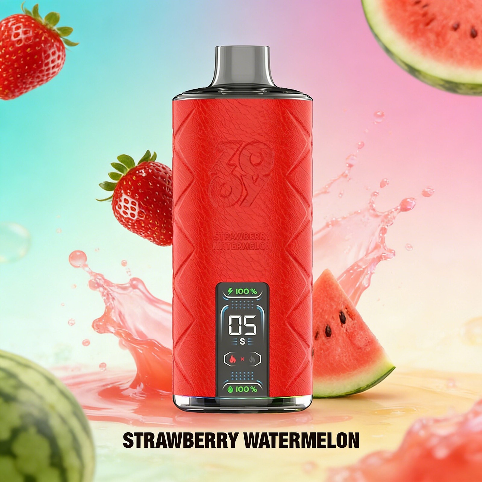 ZOOY Shisha 50000 50K Puffs LED Display& LGB Light Disposable DTL in Strawberry Watermelon flavor