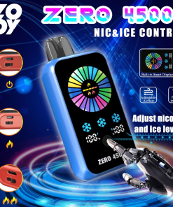 ZOOY ZERO 45000 45K Puffs Adjustable Nicotine LED Display Disposable Vape product image