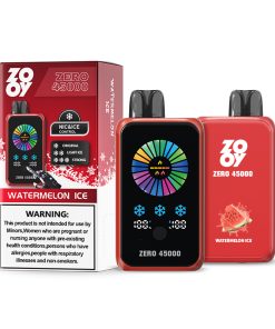 ZOOY ZERO 45000 45K Puffs Adjustable Nicotine LED Display Disposable Vape in Watermelon Ice flavor