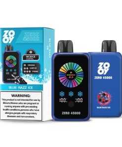 ZOOY ZERO 45000 45K Puffs Adjustable Nicotine LED Display Disposable Vape in zooy zero 45000 45k blue razz ice flavor