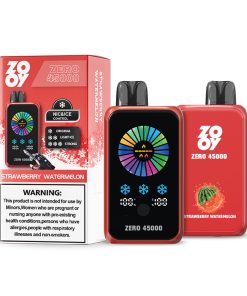 ZOOY ZERO 45000 45K Puffs Adjustable Nicotine LED Display Disposable Vape in zooy zero 45000 45k strawberry watermelon flavor