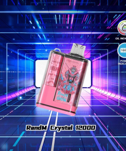 RandM Crystal 12000 Puffs Hot Seller LED Display Disposable Vape clean product image