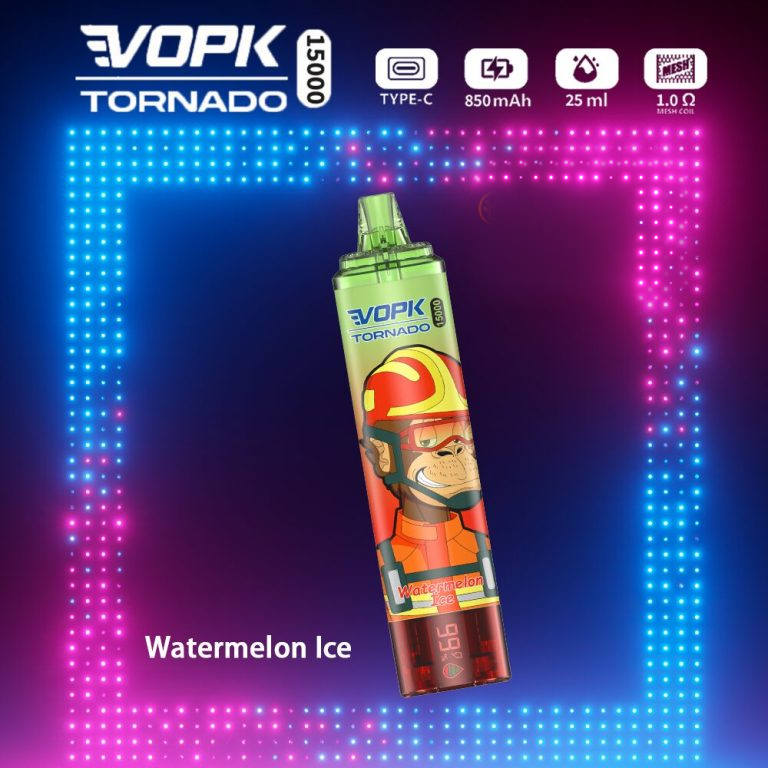 VOPK Tornado 15000 15K Puffs Latest Original LED Display Disposable Vape Pen clean product image